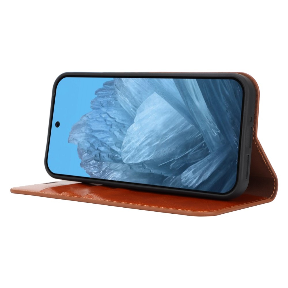 Mobilfodral Äkta Läder Google Pixel 10 Pro XL Brun