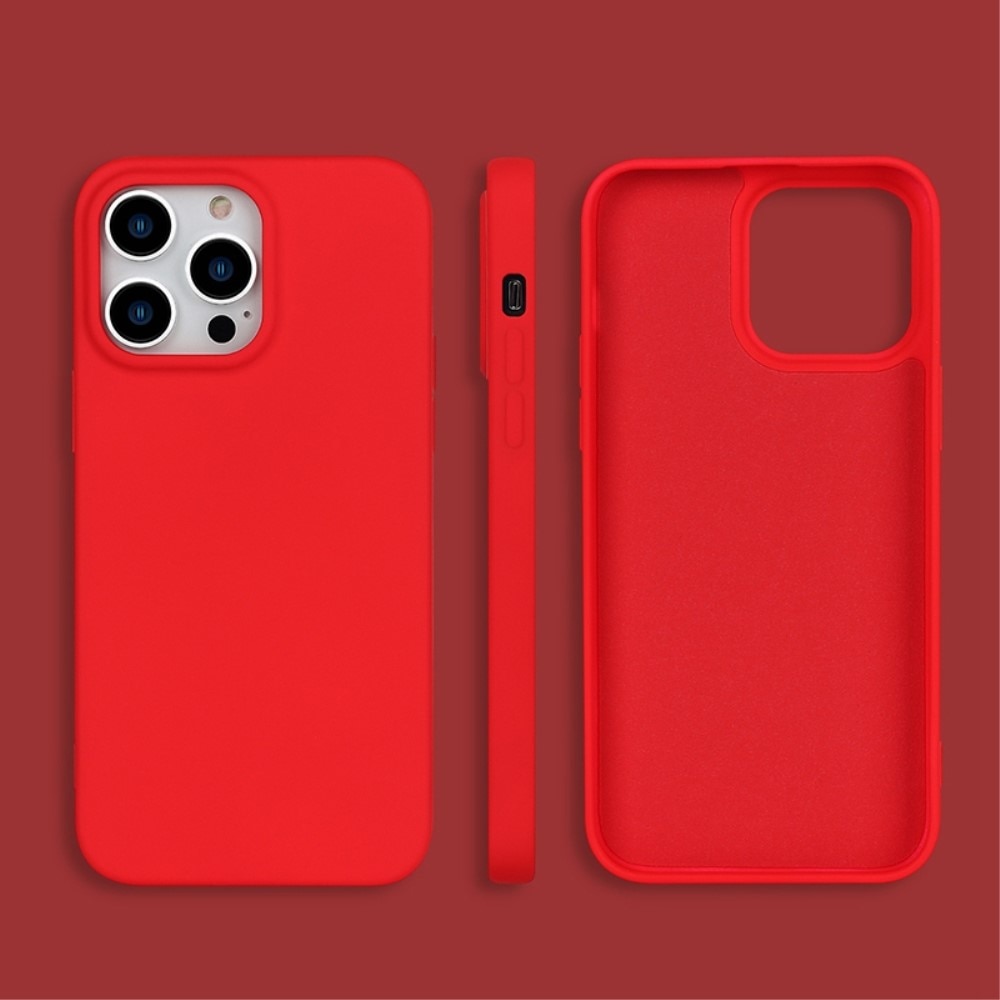TPU Skal iPhone 14 Pro röd