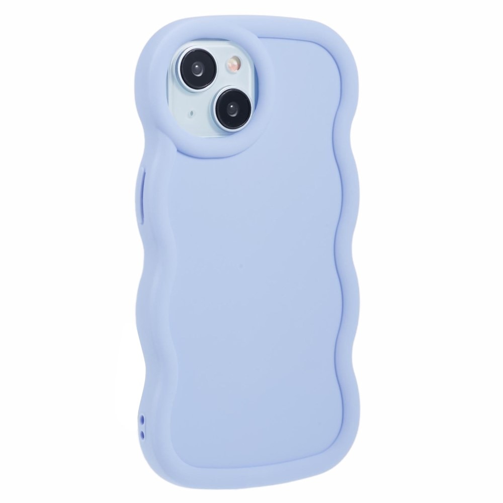 Wavy Edge TPU Skal iPhone 13 Lila