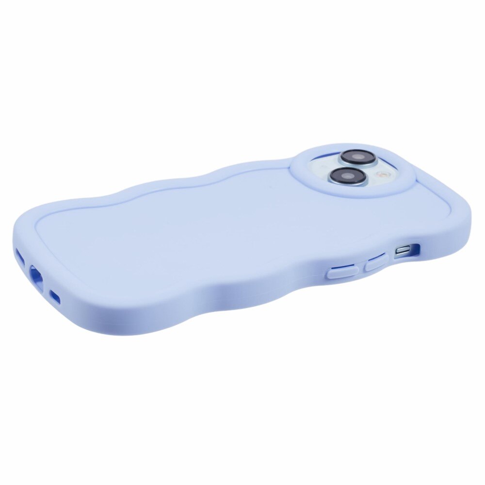 Wavy Edge TPU Skal iPhone 13 Lila