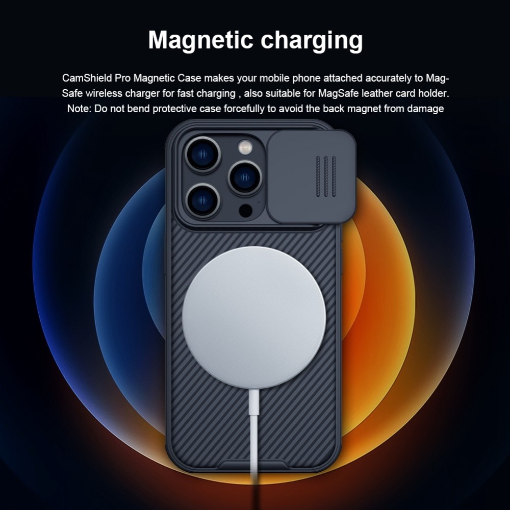 CamShield Magnetic Skal iPhone 14 Pro svart