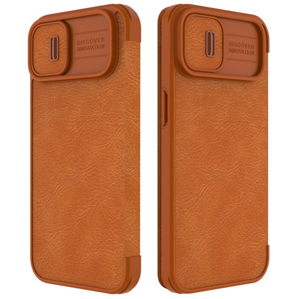 Qin Pro Camshield iPhone 14 Brown