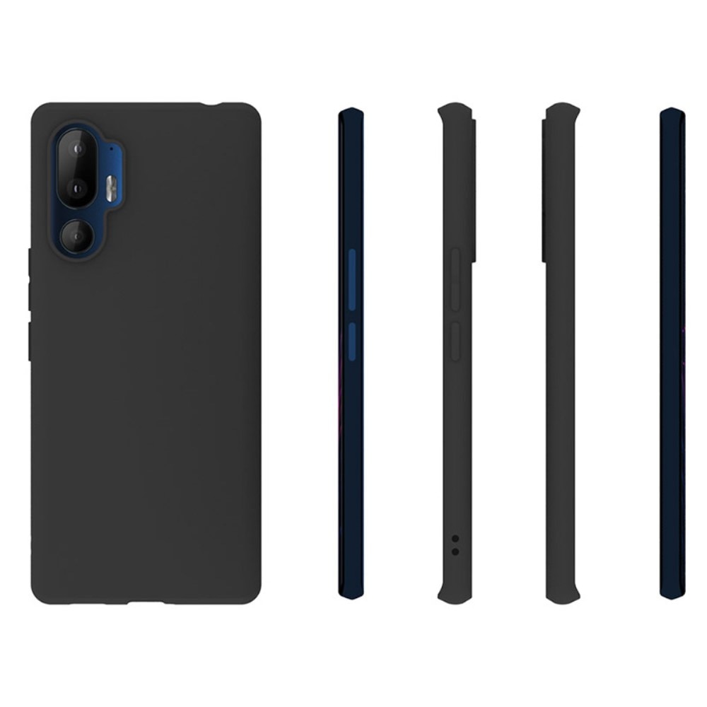 Stöttåligt Skal TPU HTC U24 Pro Svart