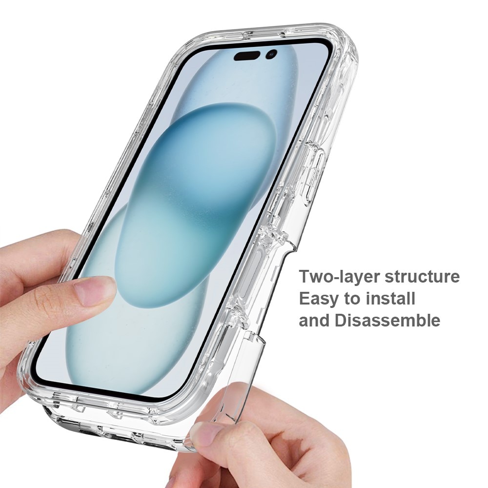 Full Cover Skal iPhone 16 Plus Genomskinlig