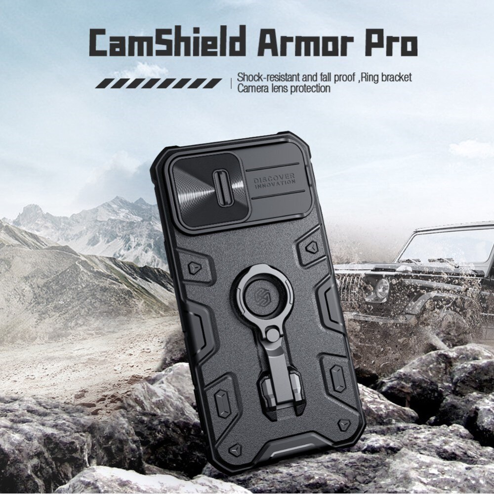 CamShield Armor Skal iPhone 14 Pro svart