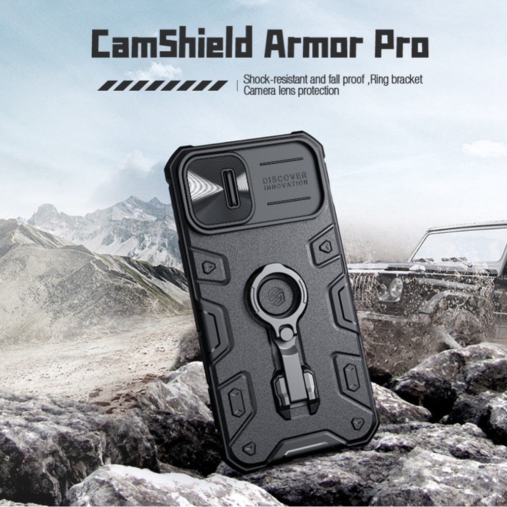 CamShield Armor Skal iPhone 14 Plus svart