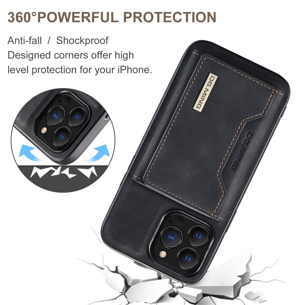 Magnetic Card Slot Case iPhone 16 Pro Max Svart