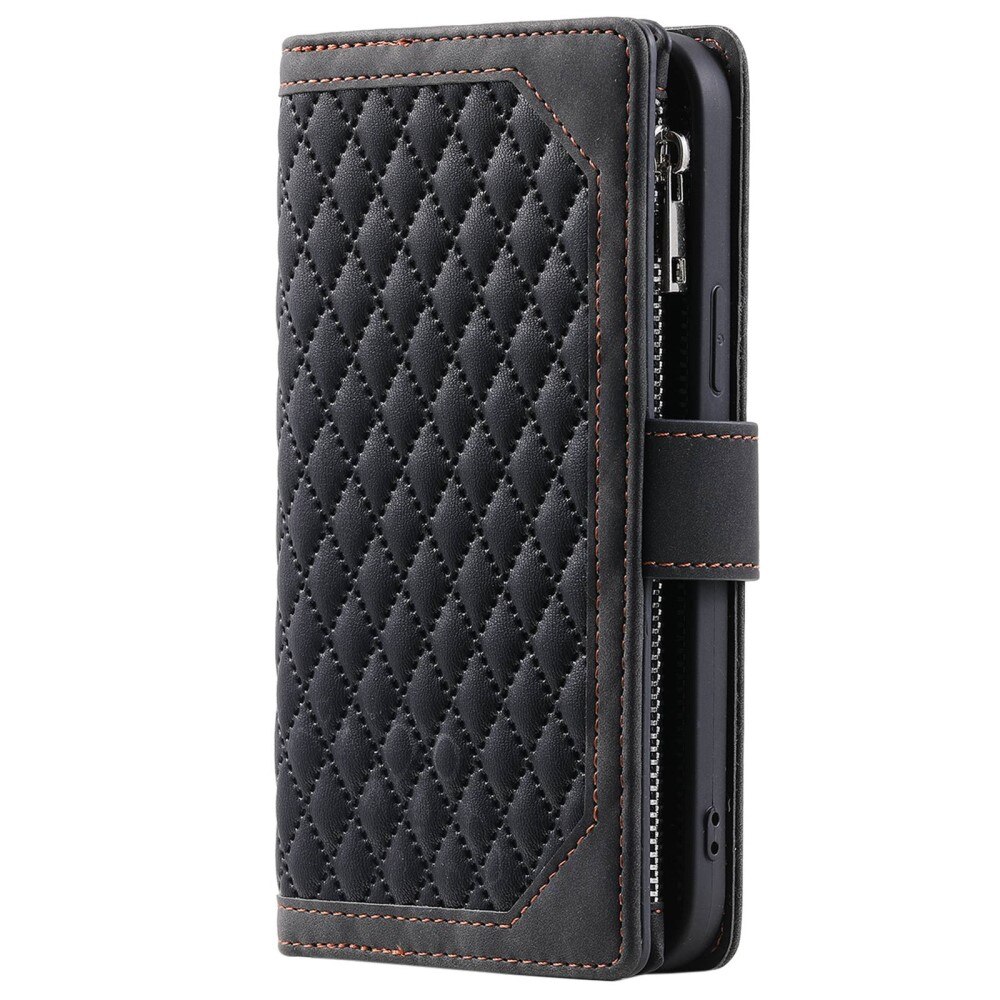 Plånboksväska Samsung Galaxy A04 Quilted Svart