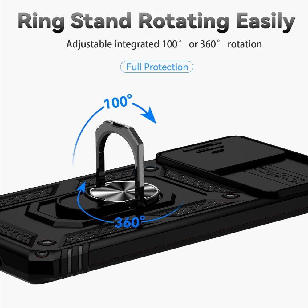 Hybridskal Ring+Kameraskydd Samsung Galaxy S20 svart