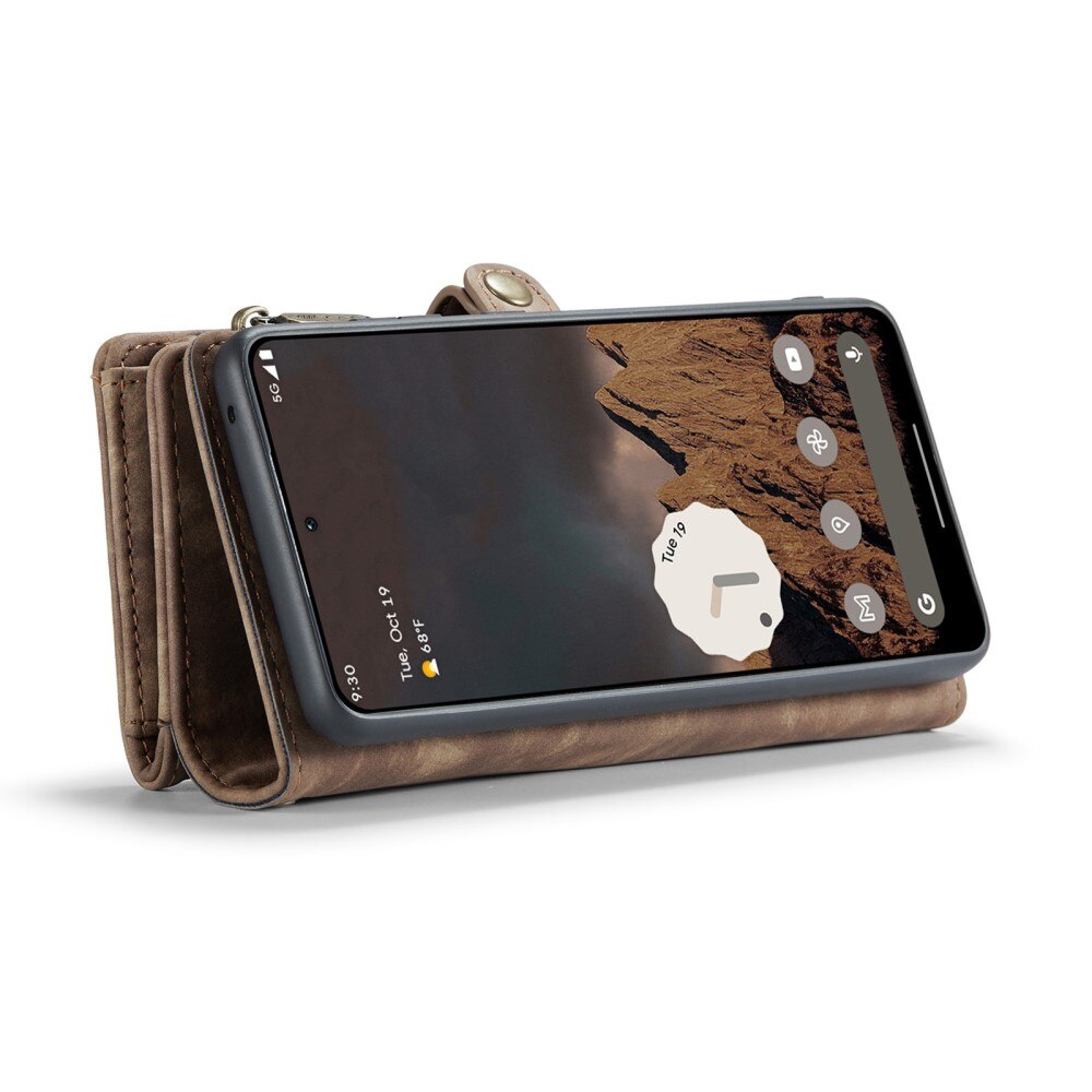 Multi-slot Plånboksfodral Google Pixel 9 Pro XL Brun