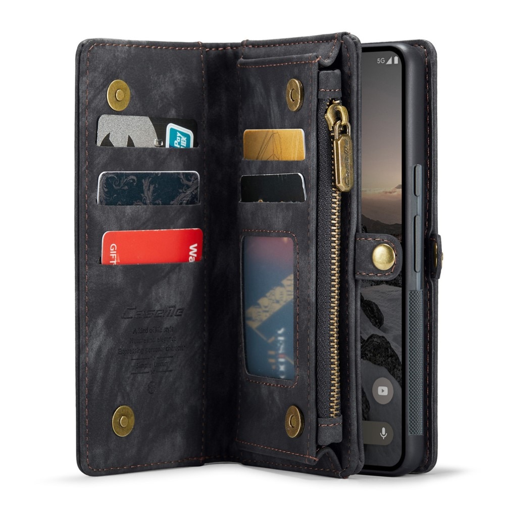 Multi-slot Plånboksfodral Google Pixel 9 Pro XL Grå