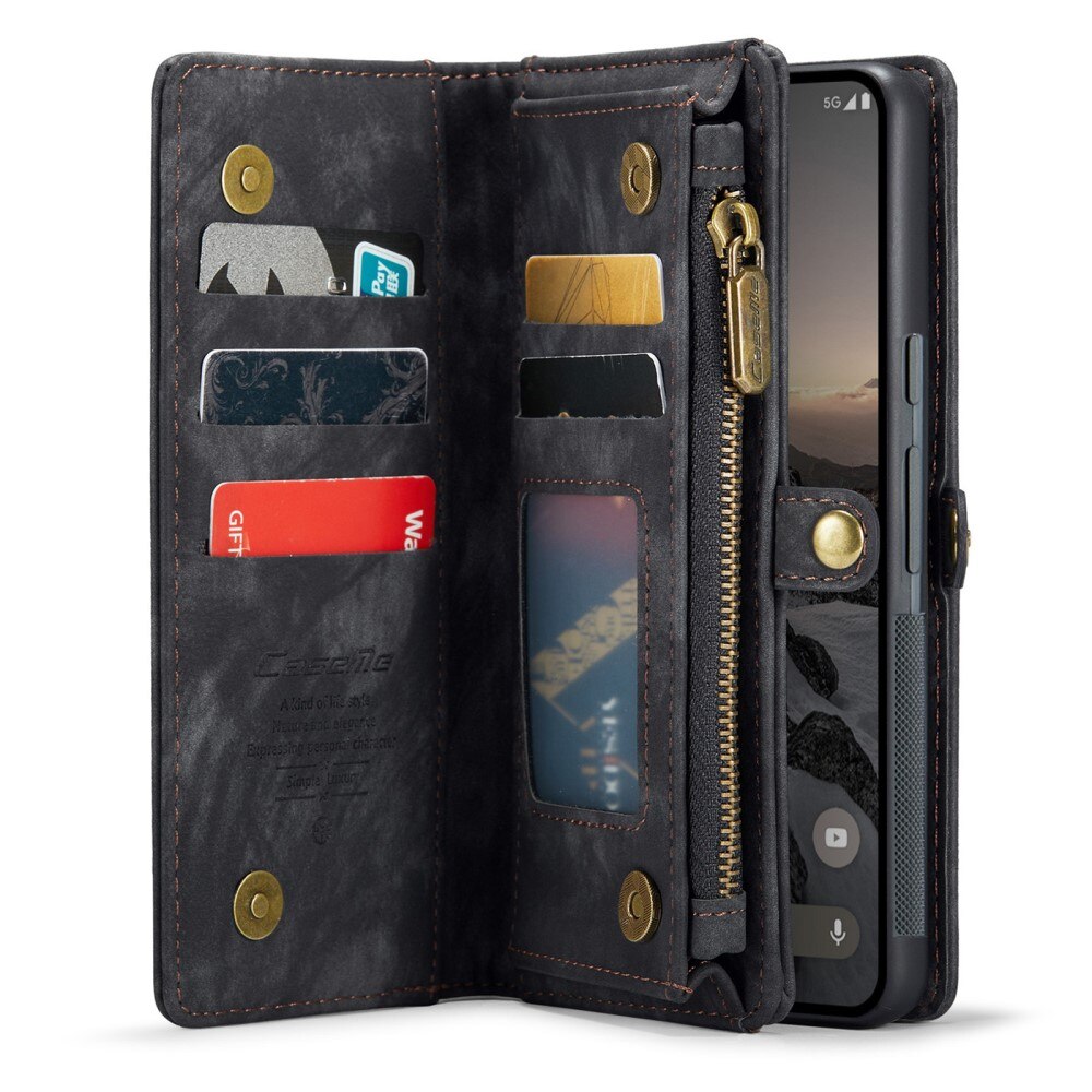 Multi-slot Plånboksfodral Google Pixel 9 Grå