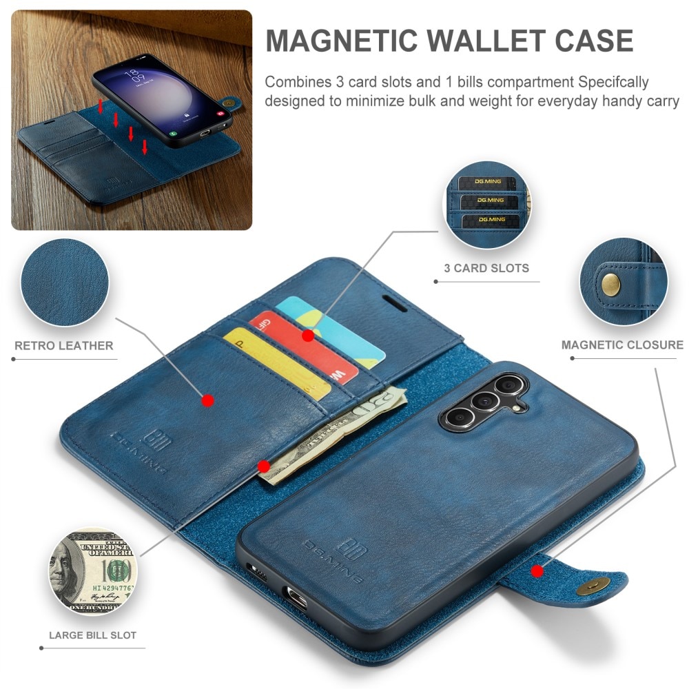 Magnet Wallet Samsung Galaxy S24 FE Blue