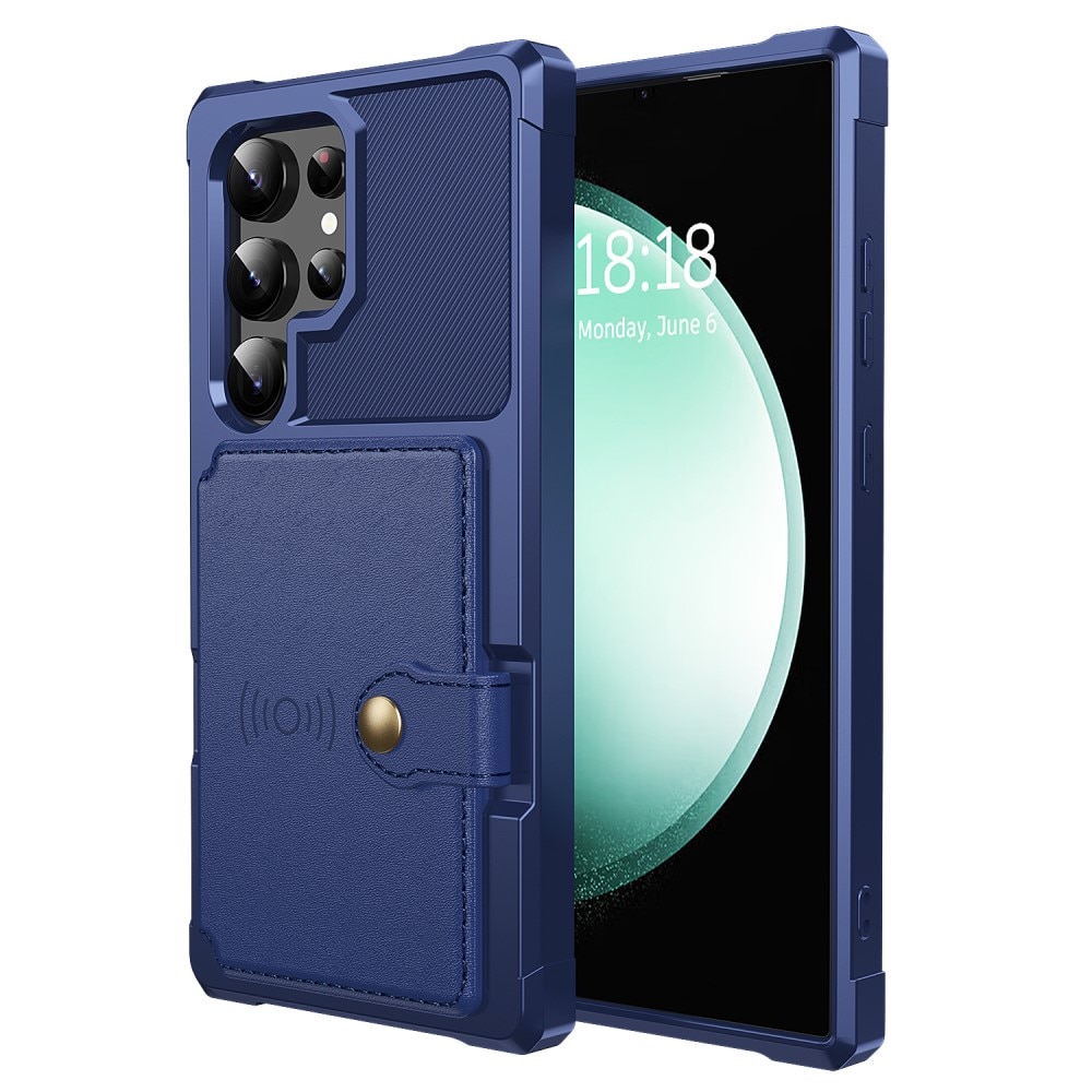 Tough Multi-slot Case Samsung Galaxy S25 Ultra Blå