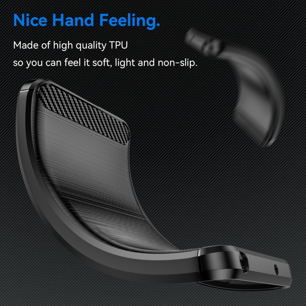 Xiaomi Poco F7 Ultra Skal TPU Brushed Svart