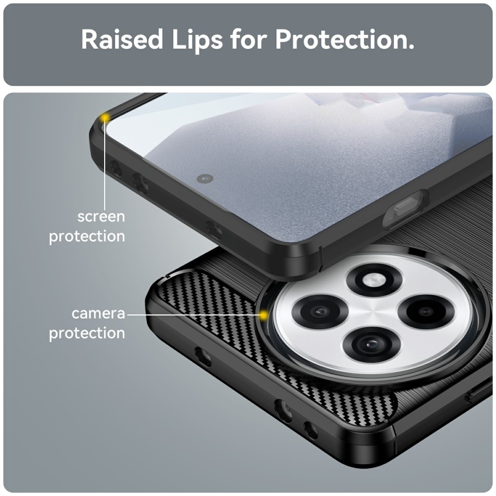  OnePlus 13R Skal TPU Brushed Svart