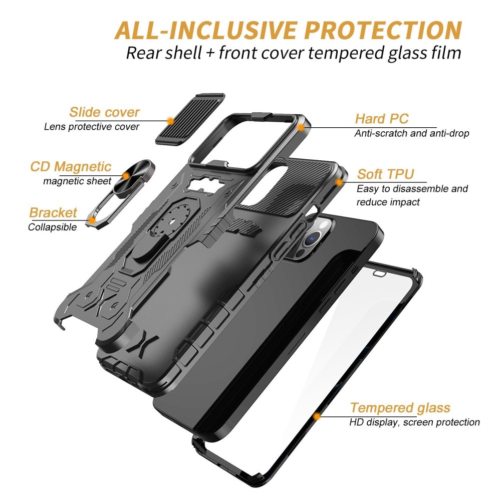 Tactical Full Protection Case iPhone 14 Pro Max Black