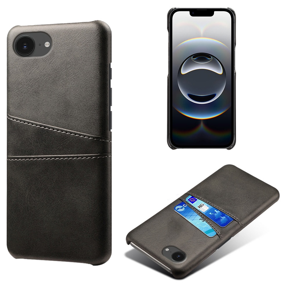Card Slots Case iPhone 16e Svart