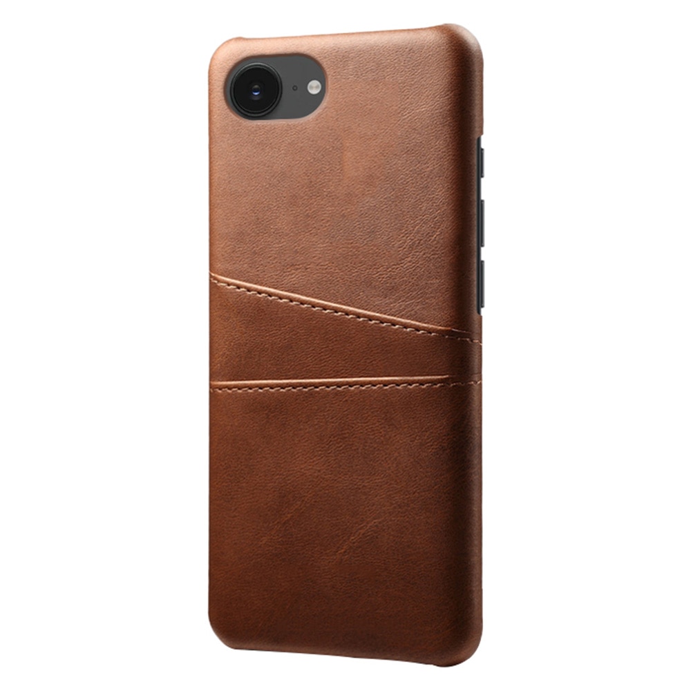 Card Slots Case iPhone 16e Brun