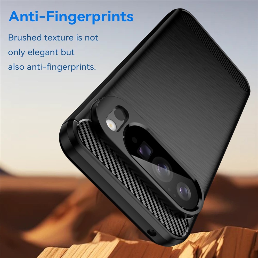 Google Pixel 10 Pro XL Skal TPU Brushed Svart