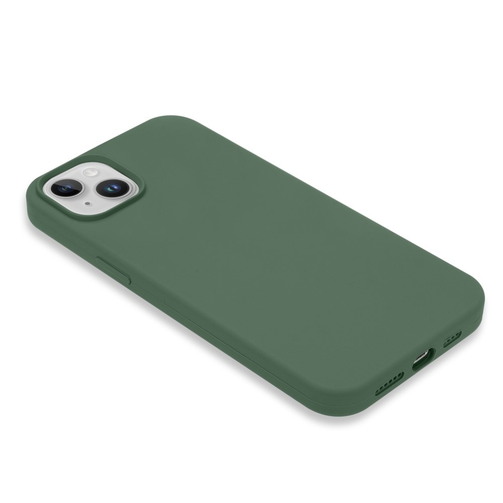 Silikonskal iPhone 14 grön