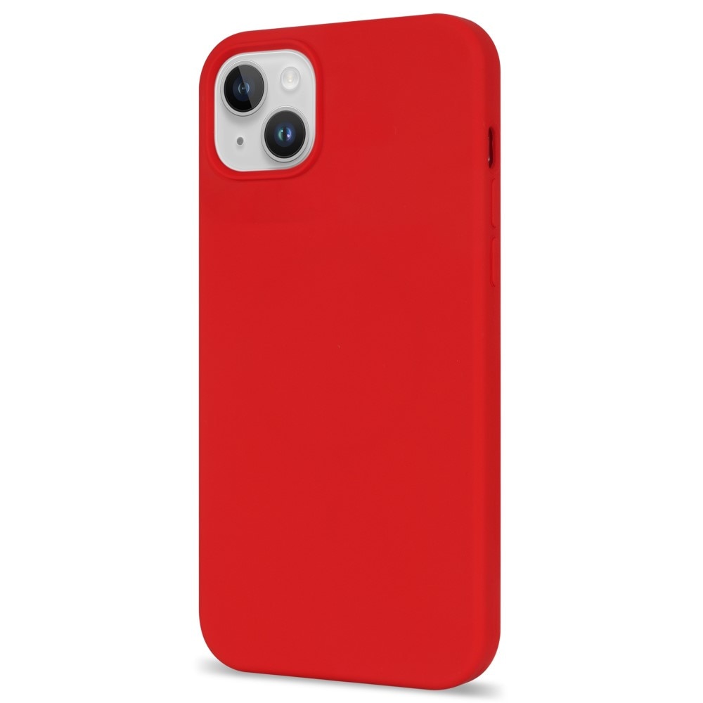 Silikonskal iPhone 14 röd