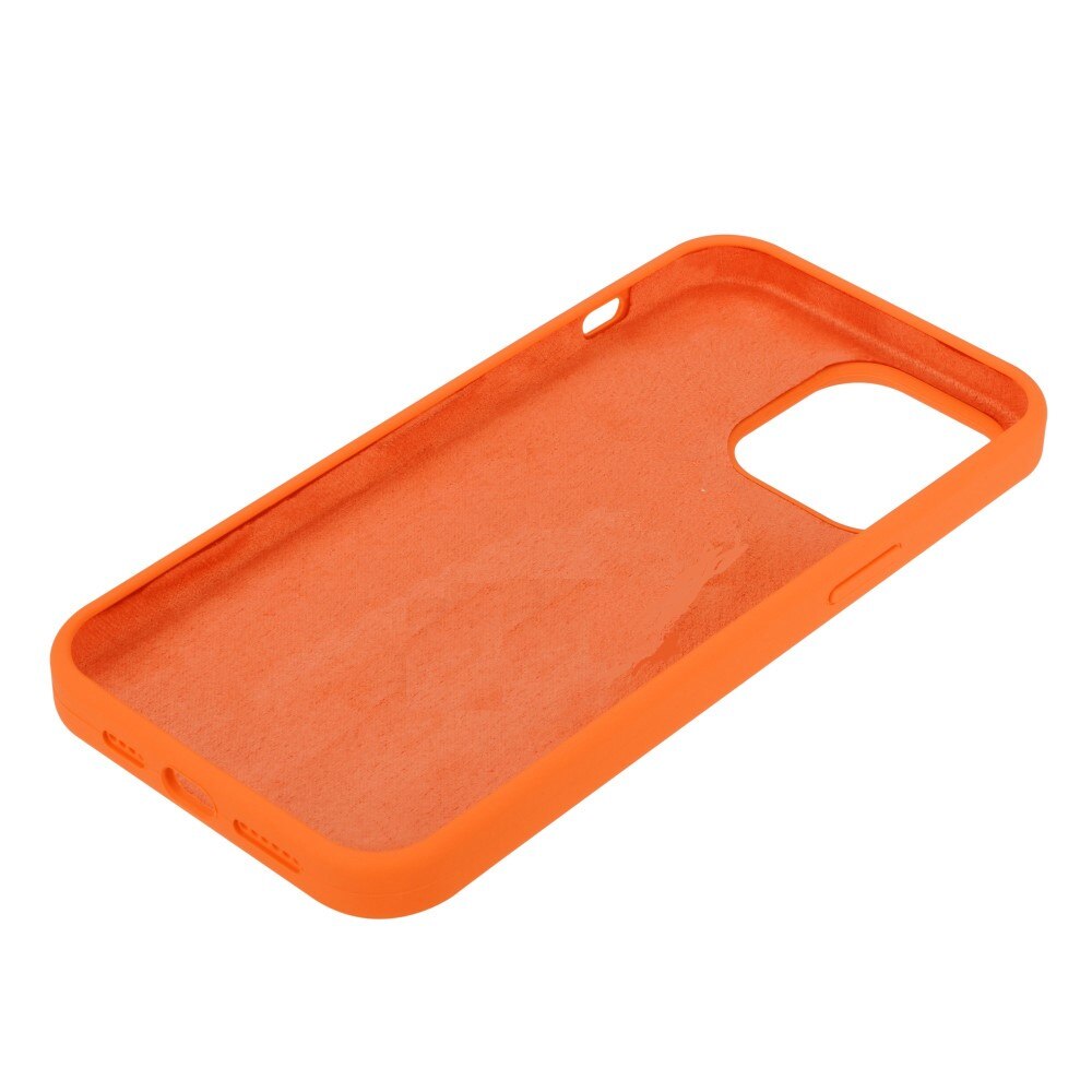 Silikonskal iPhone 14 orange