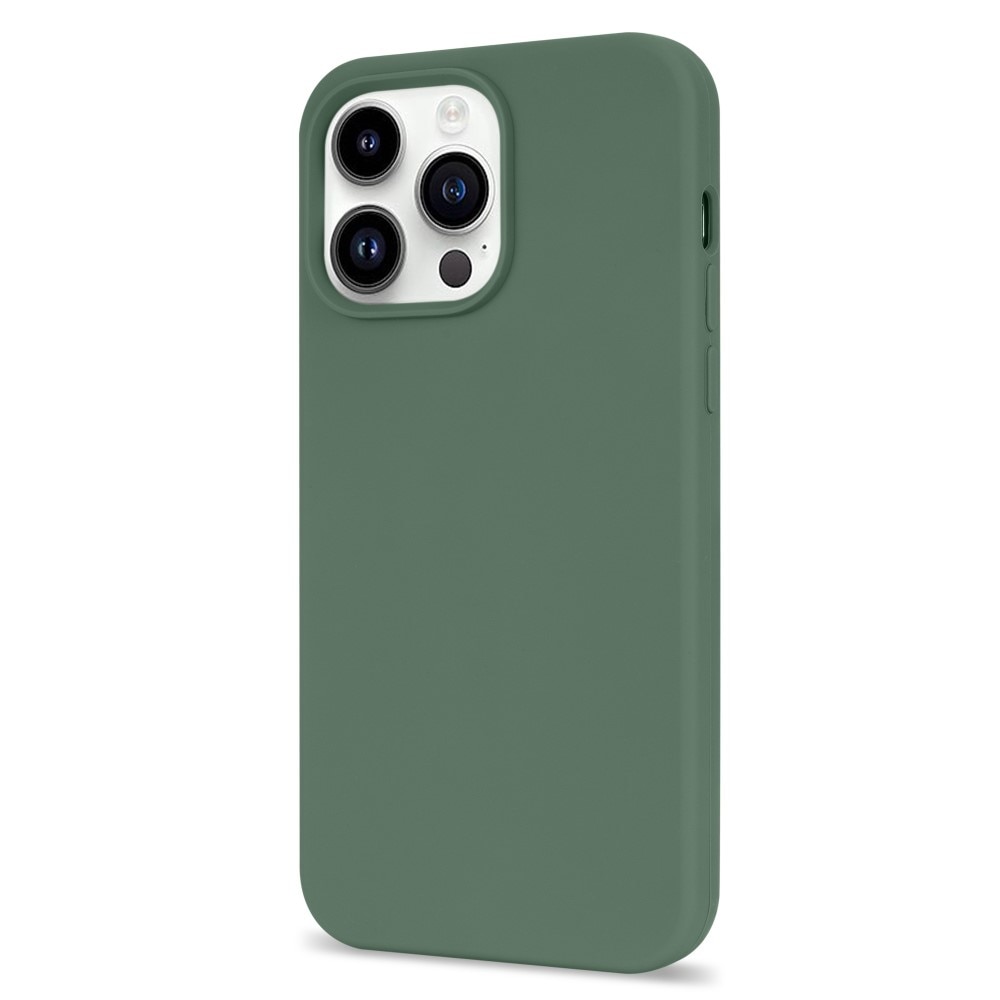 Silikonskal iPhone 14 Pro grön