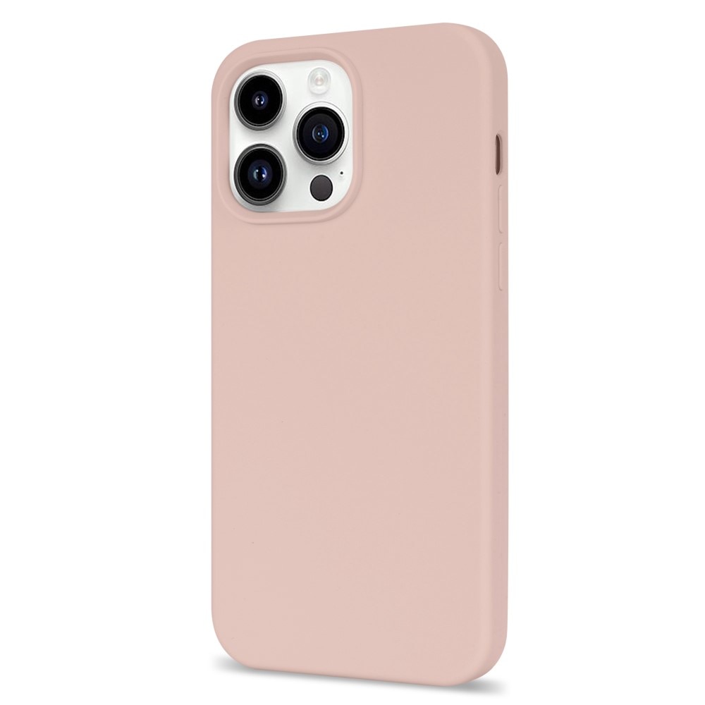 Silikonskal iPhone 14 Pro rosa