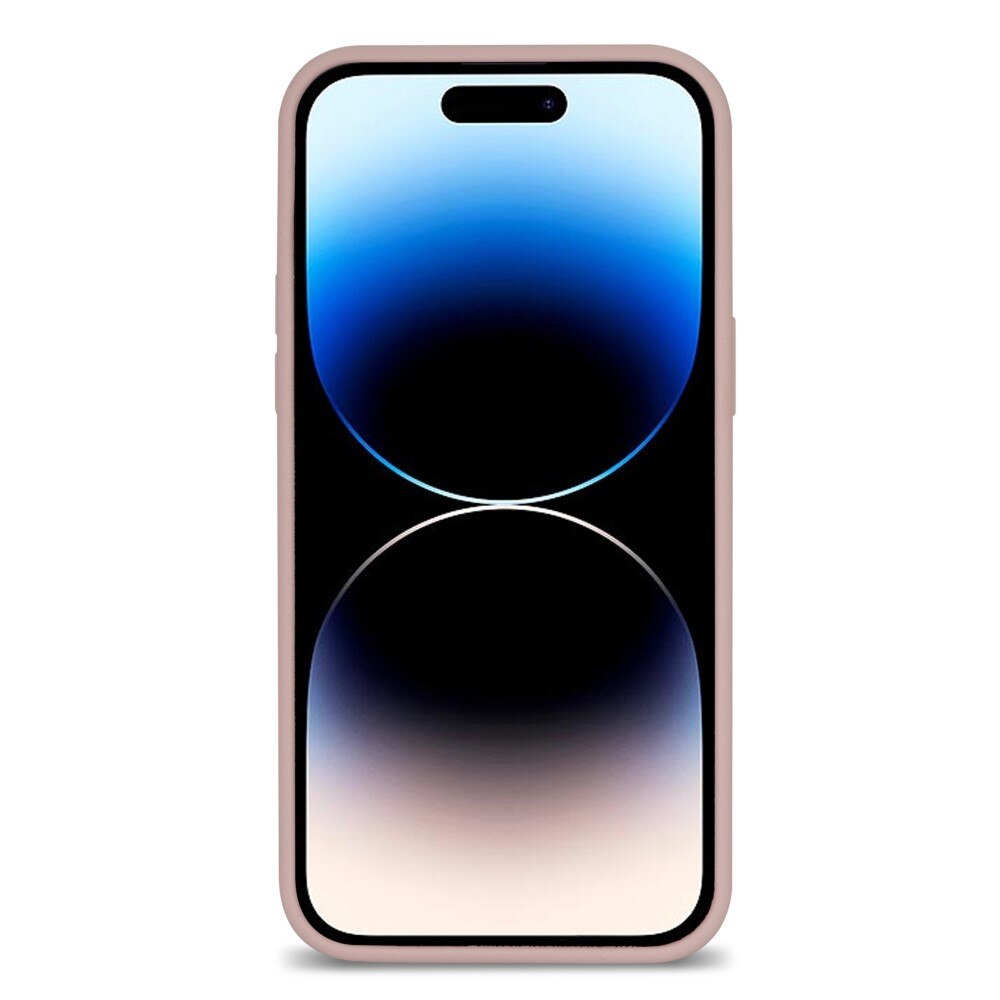 Silikonskal iPhone 14 Pro rosa