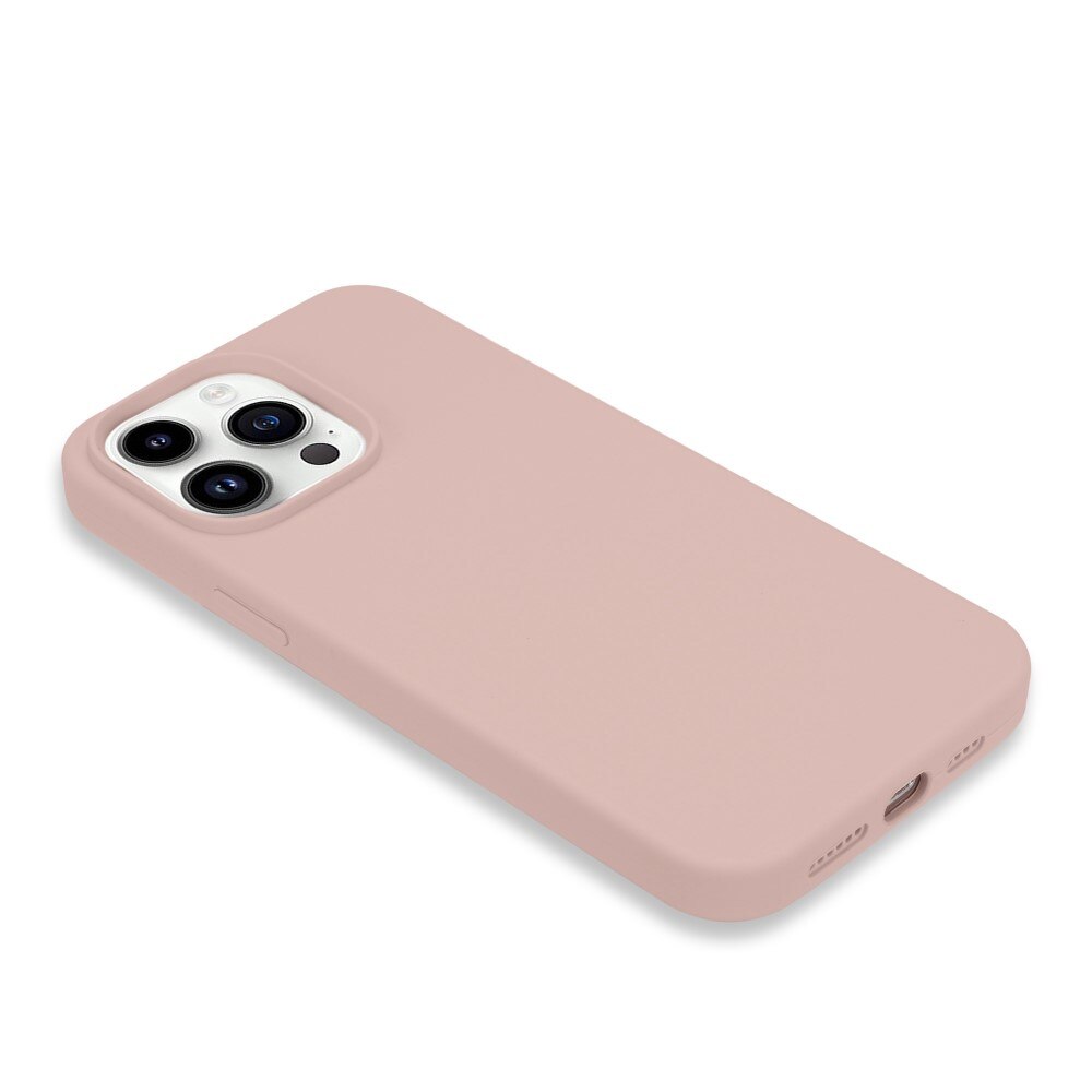 Silikonskal iPhone 14 Pro rosa