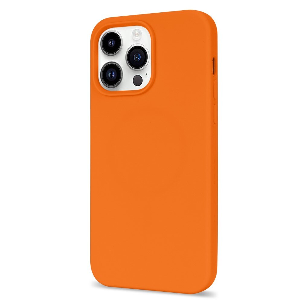 Silikonskal iPhone 14 Pro orange