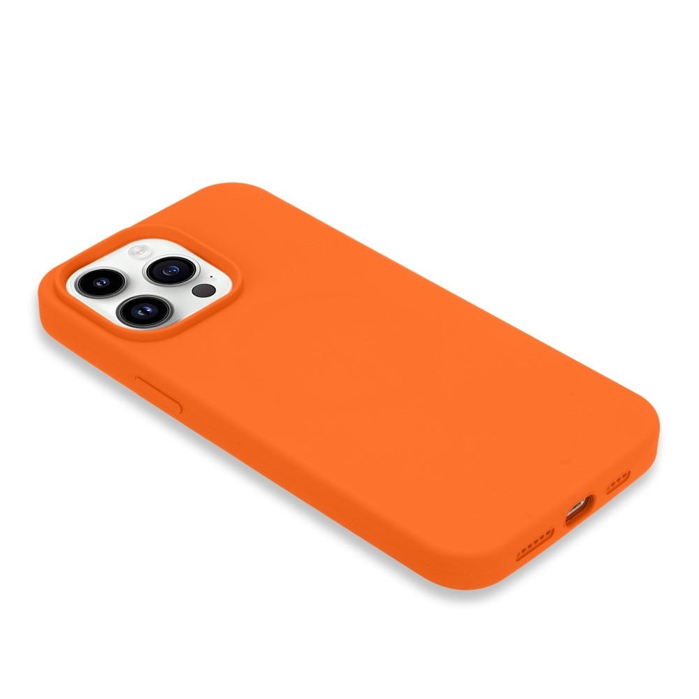 Silikonskal iPhone 14 Pro Max orange