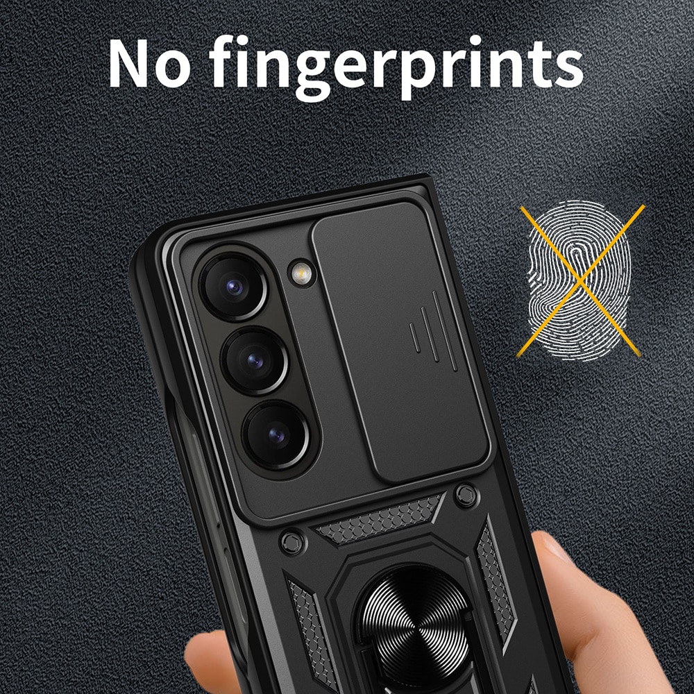 Hybridskal Ring+Kameraskydd Samsung Galaxy Z Fold 7 svart