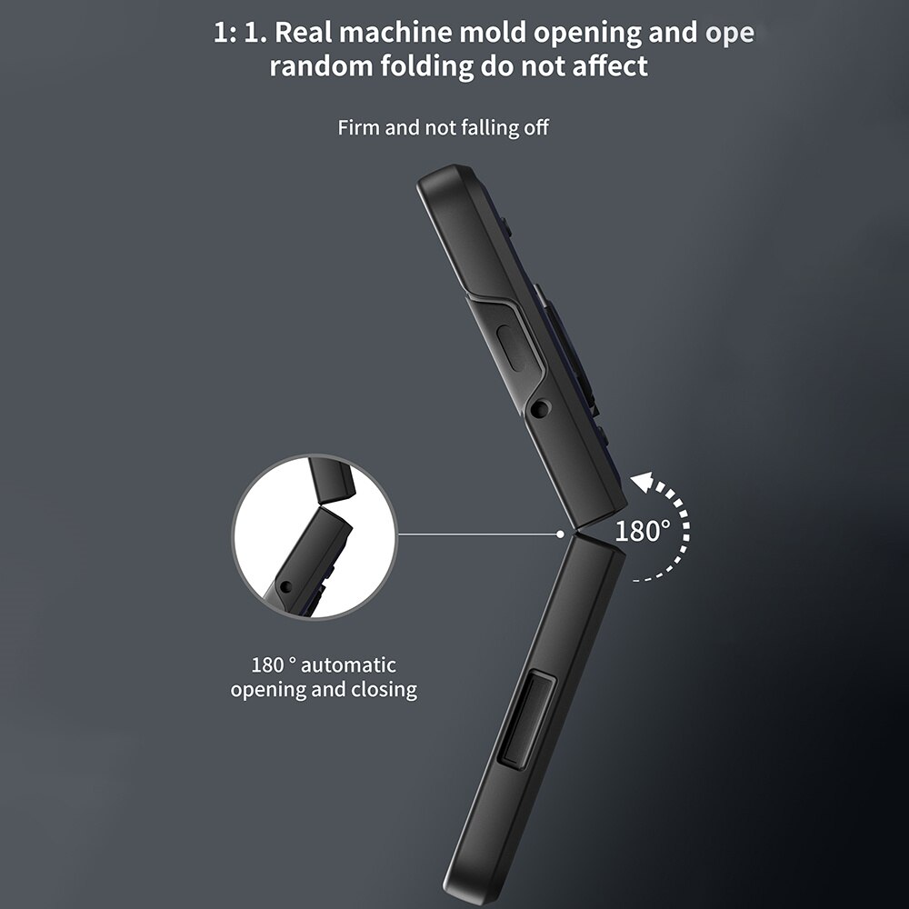 Hybridskal Ring+Kameraskydd Samsung Galaxy Z Fold 7 svart