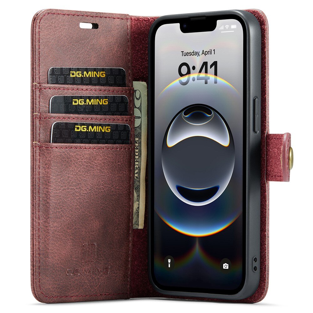 Magnet Wallet iPhone 16e Red