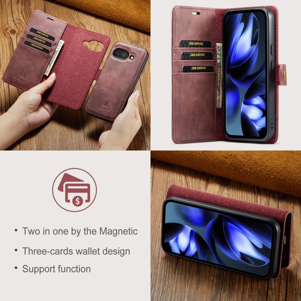 Magnet Wallet Google Pixel 9a Red