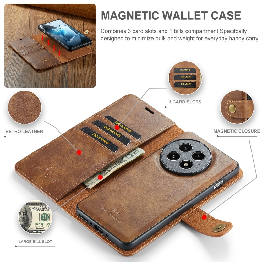 Magnet Wallet  OnePlus 13 Cognac