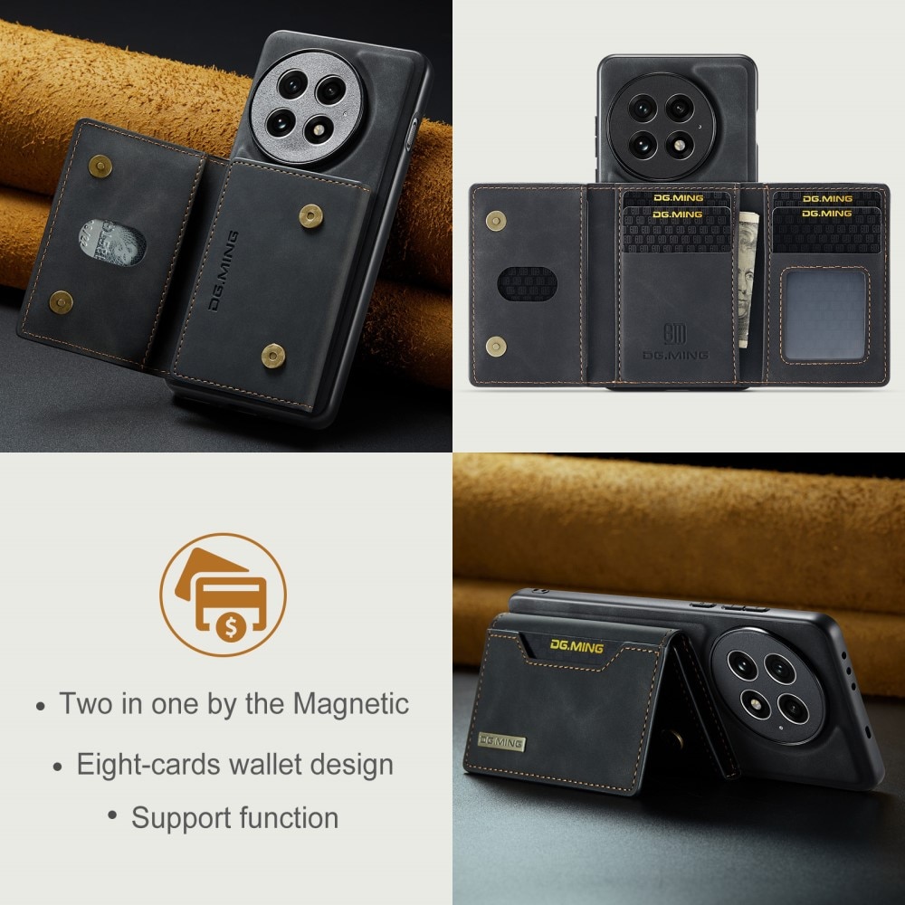 Magnetic Card Slot Case  OnePlus 13 Black