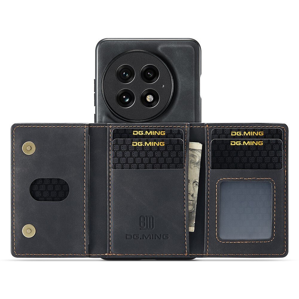 Magnetic Card Slot Case  OnePlus 13 Black