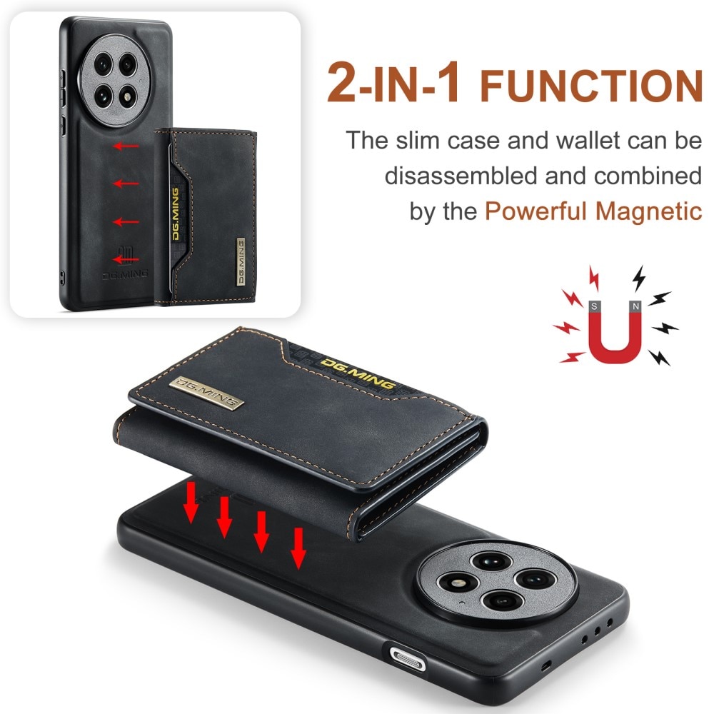 Magnetic Card Slot Case  OnePlus 13 Black