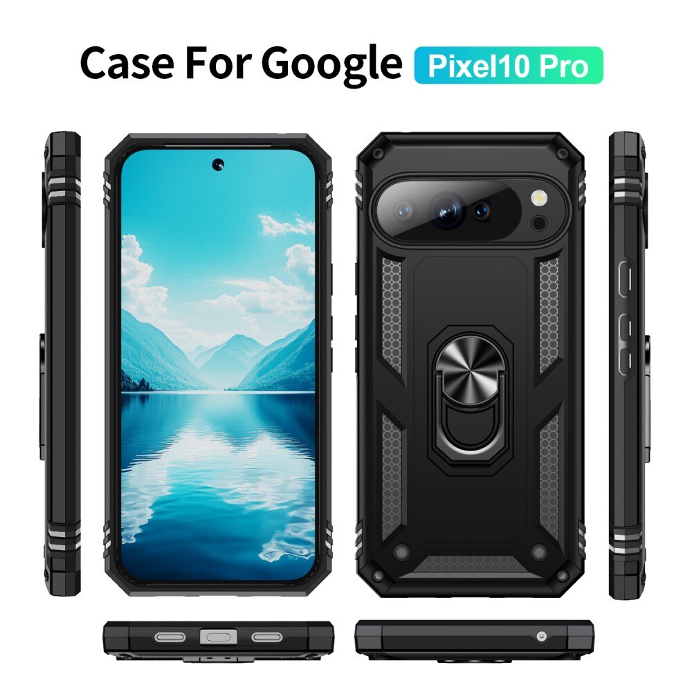 Hybridskal Tech Ring Google Pixel 10 Pro svart