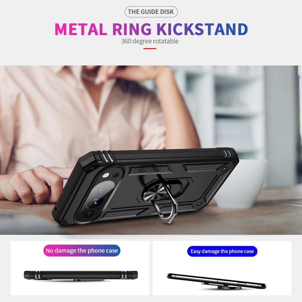 Hybridskal Tech Ring Google Pixel 10 Pro svart