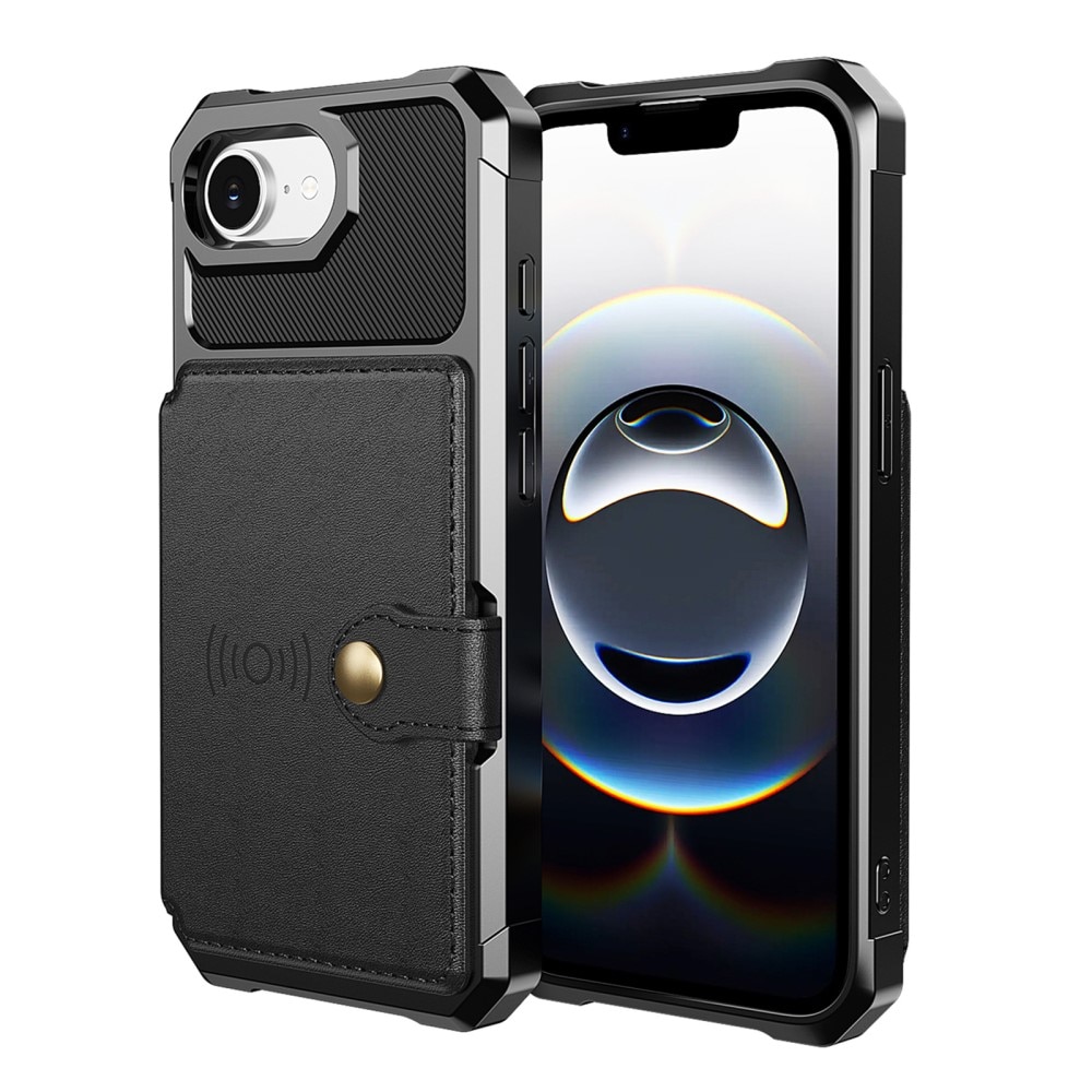 Tough Multi-slot Case iPhone 16e Svart