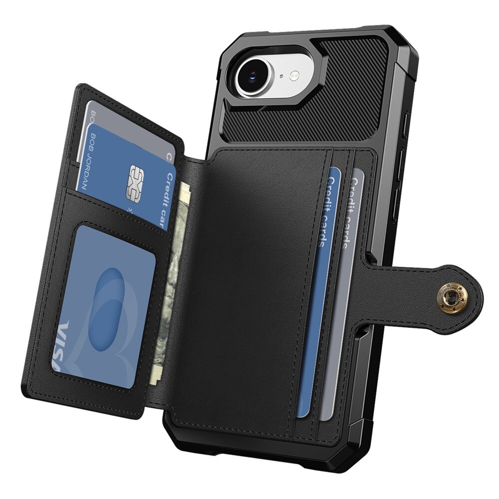 Tough Multi-slot Case iPhone 16e Svart