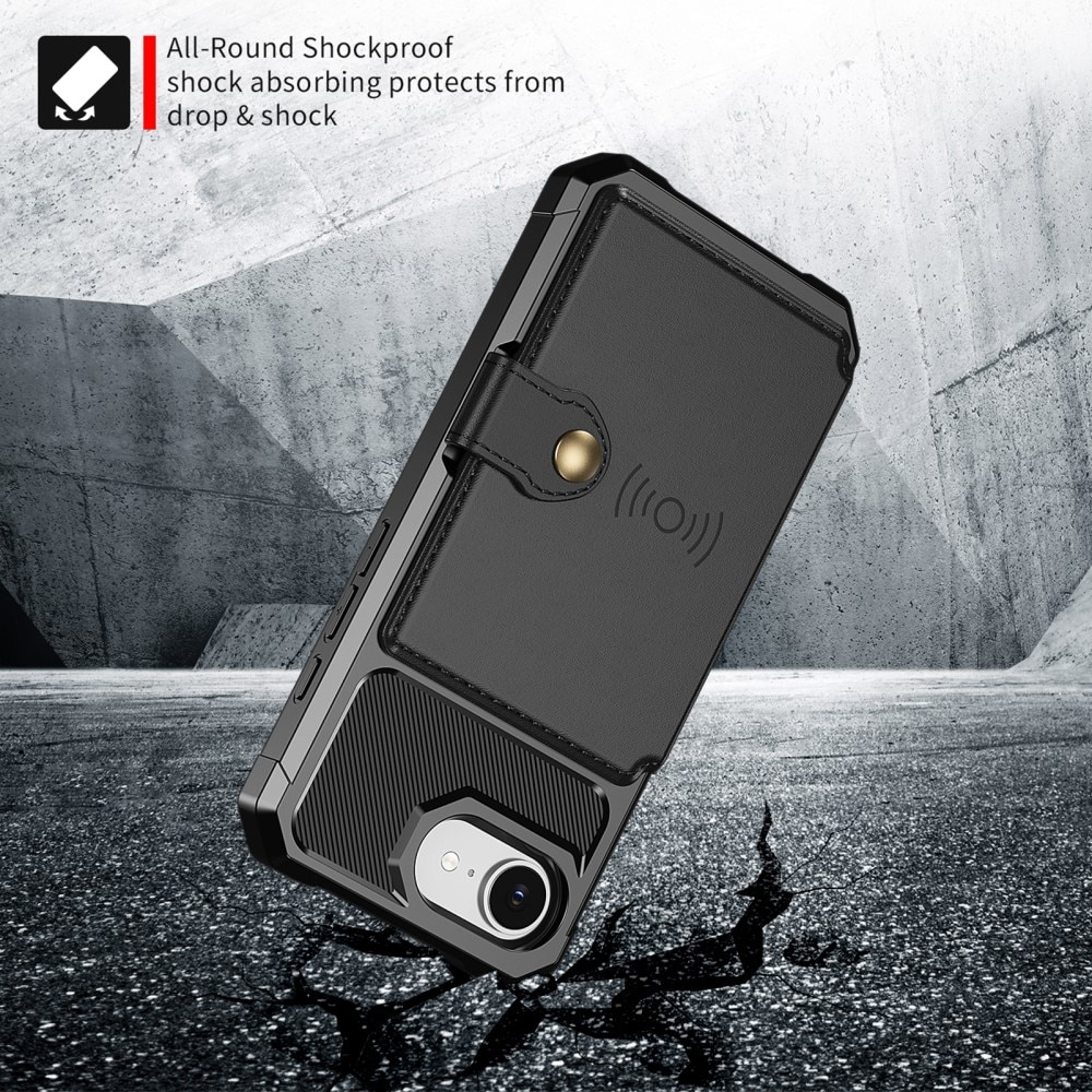 Tough Multi-slot Case iPhone 16e Svart