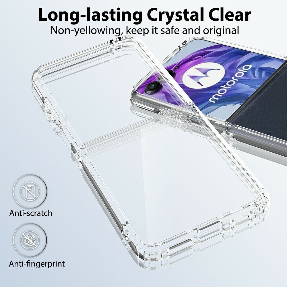 Hybridskal Motorola Razr 60 Ultra Genomskinlig