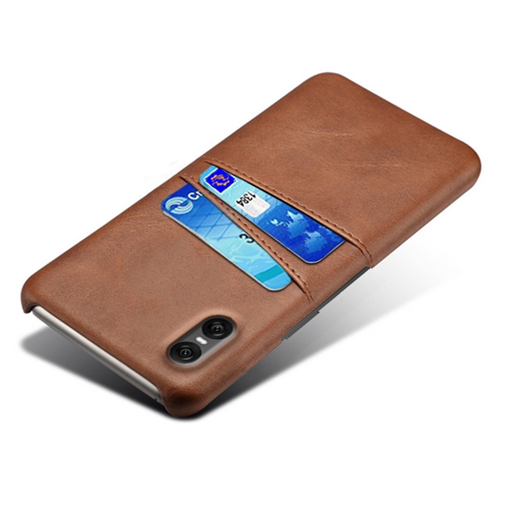 Card Slots Case Sony Xperia 10 VII Brun