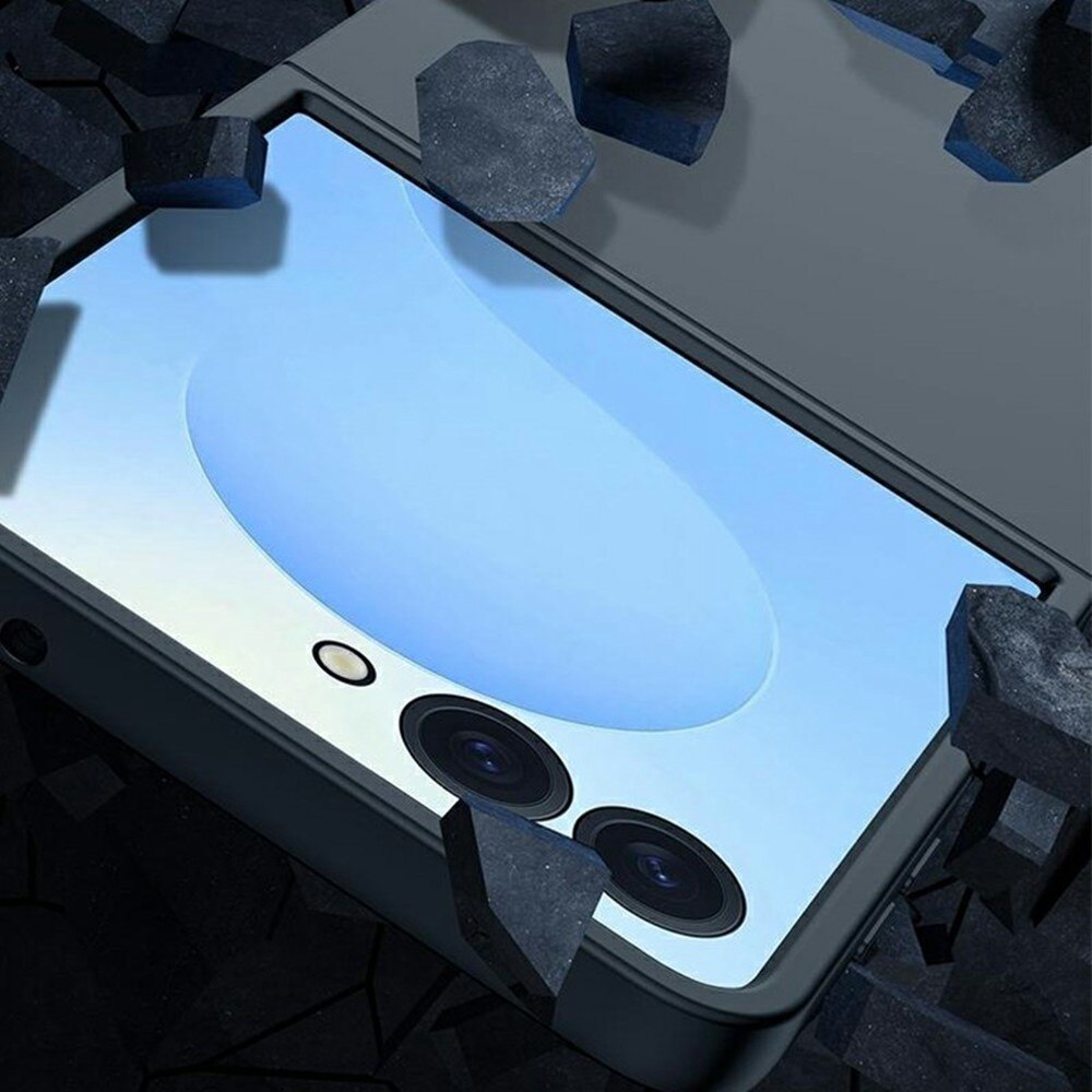 Hårdskal Gummerat Samsung Galaxy Z Flip 7 svart