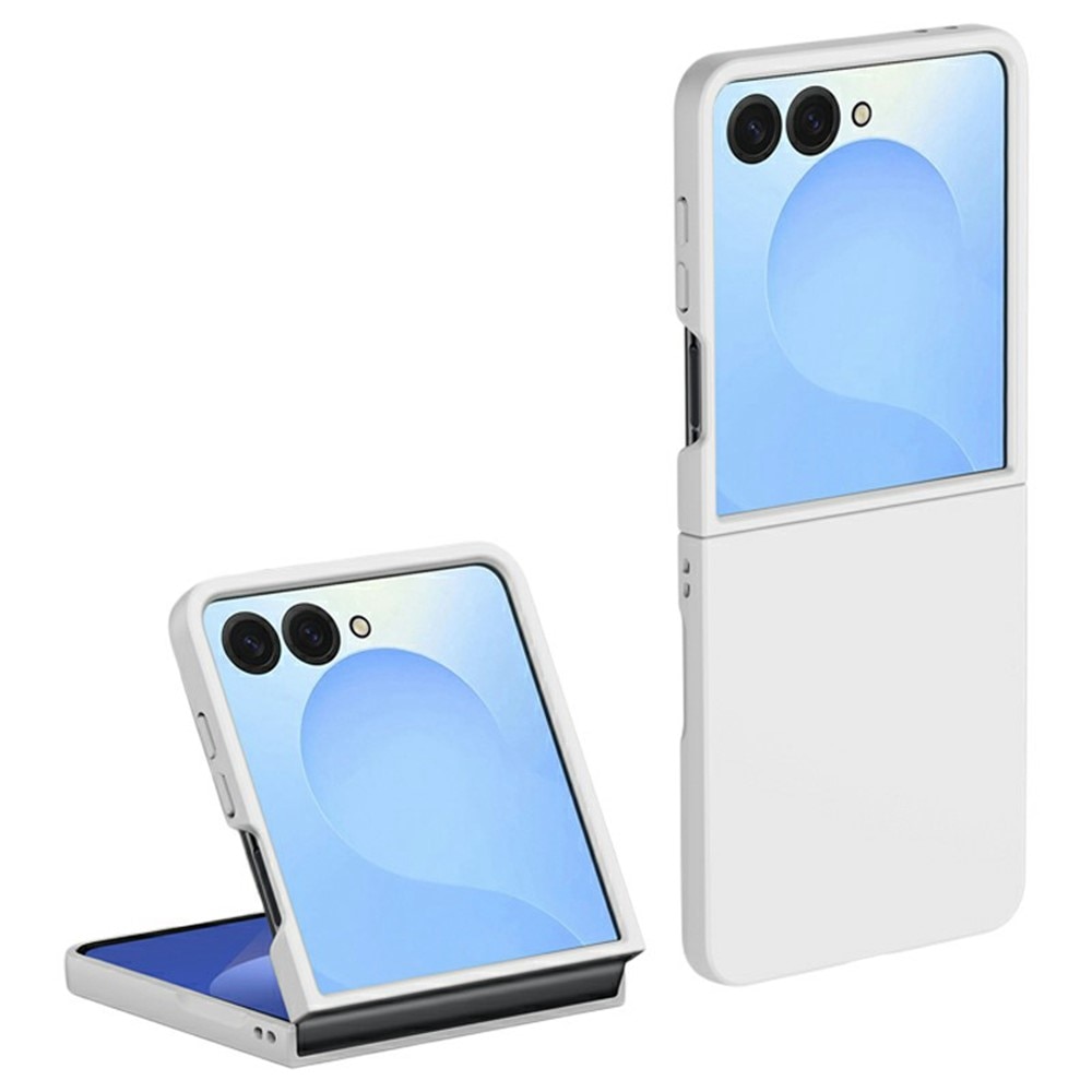 Hårdskal Gummerat Samsung Galaxy Z Flip 7 Vit